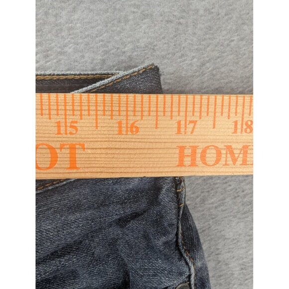 Bullhead Denim Co Jeans Mens 34x30 Gray Washed Slim Fit Zip Fly Straight Leg - Picture 4 of 15